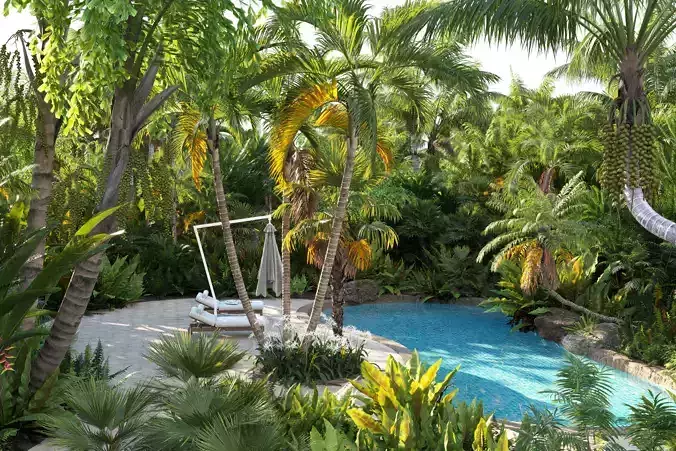 Bundle 10 - Palm garden