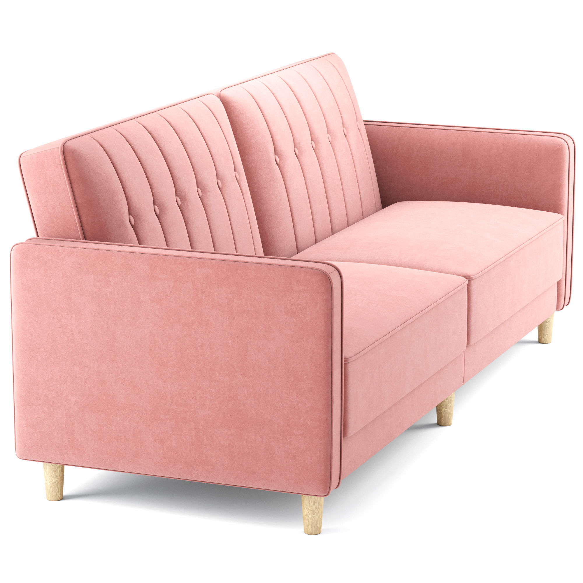 Dhp Pin Tufted Transitional Futon 3D model_6