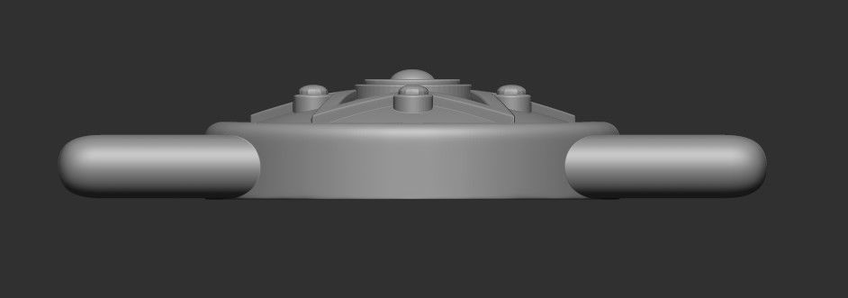 Sailor Moon Brooch lace buckle 3D print model_1