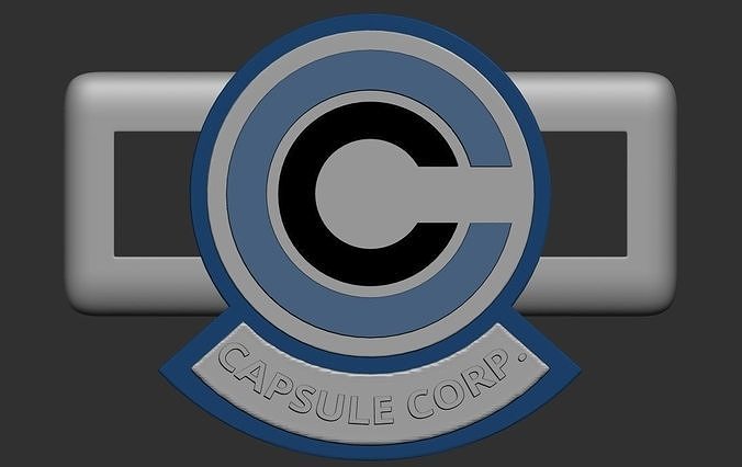 Capsule Corp lace buckle 3D print model