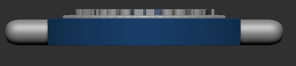 Capsule Corp lace buckle 3D print model_1