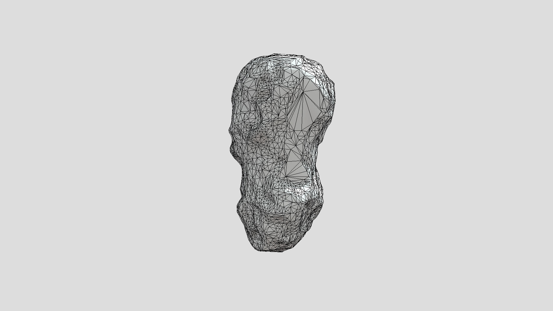 Male Head  3D model_6