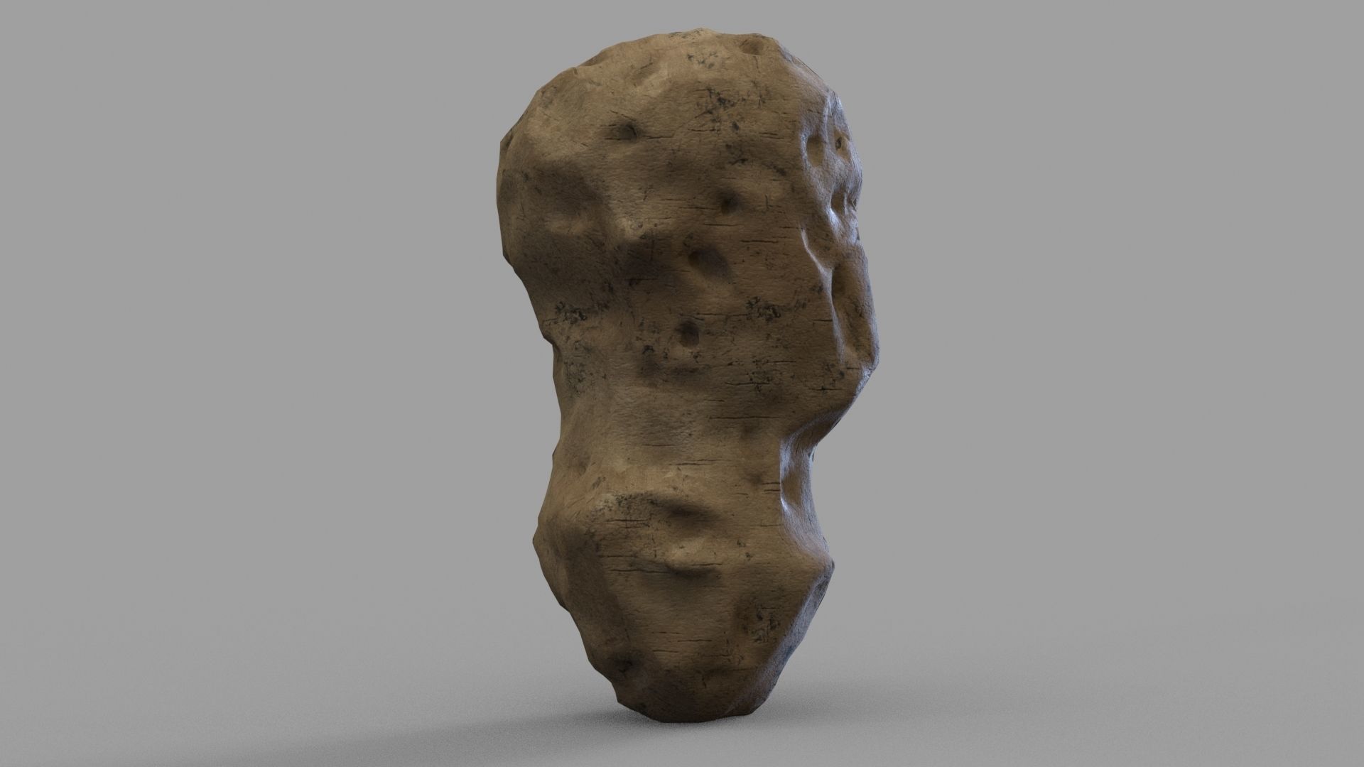 Male Head  3D model_4