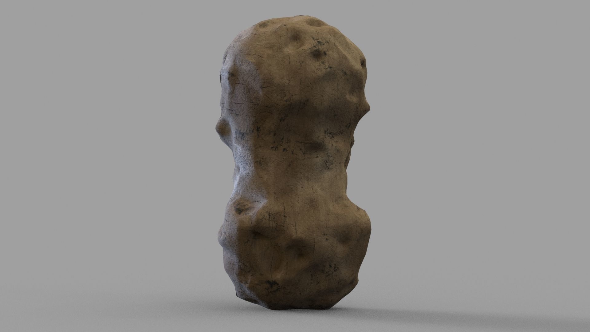 Male Head  3D model_3