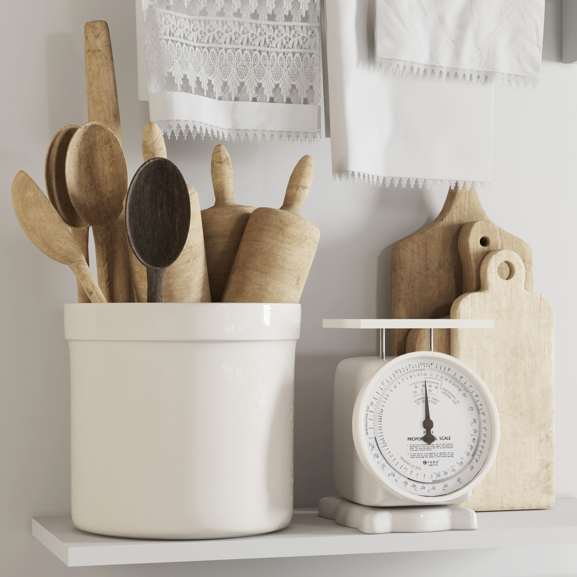 kitchen decor set 01 3D model_2