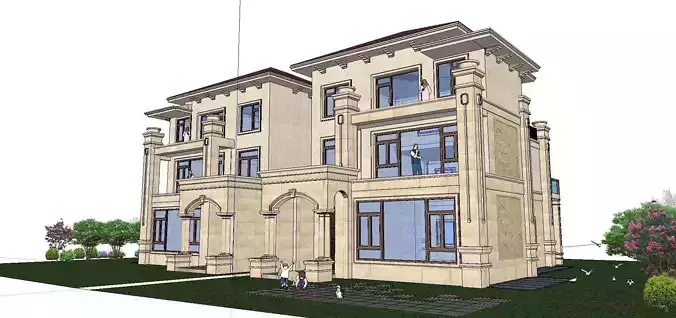 Nobility-History-Castle-Villa-098 exterior of house