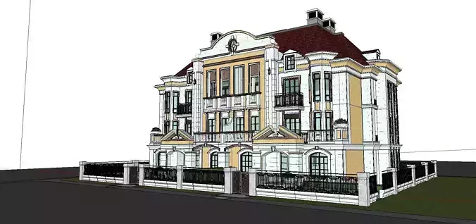 Nobility-History-Castle-Villa-0101 house with balconies