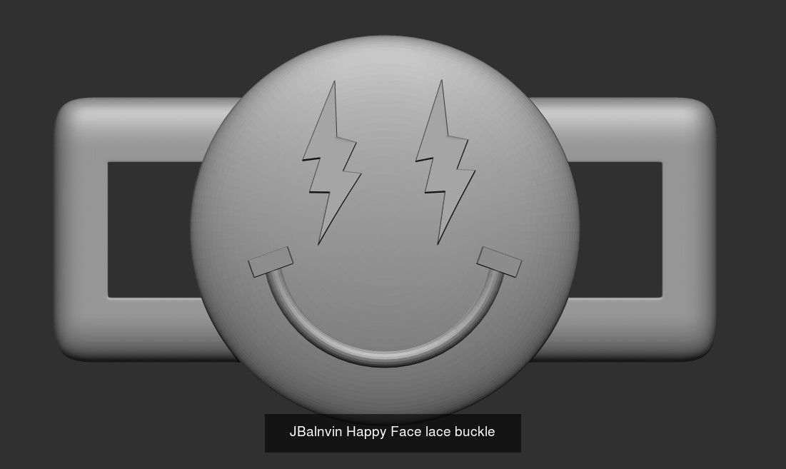 Regaetoon pack lace buckles 3D Model Collection_1