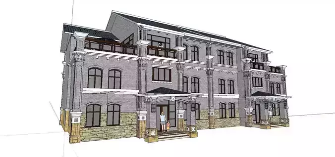 Nobility-History-Castle-Villa-0122 two story house with balconies