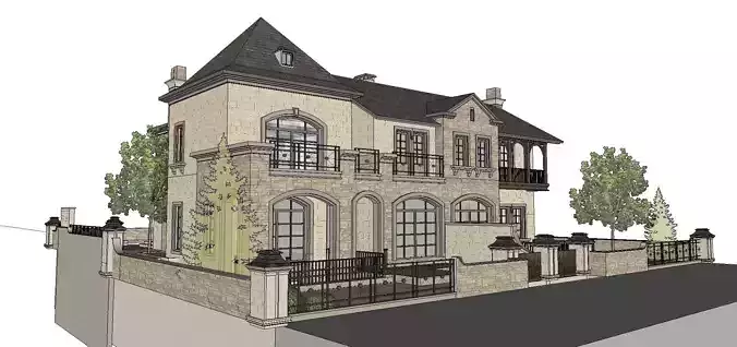 Nobility-History-Castle-Villa-0126 architectural house