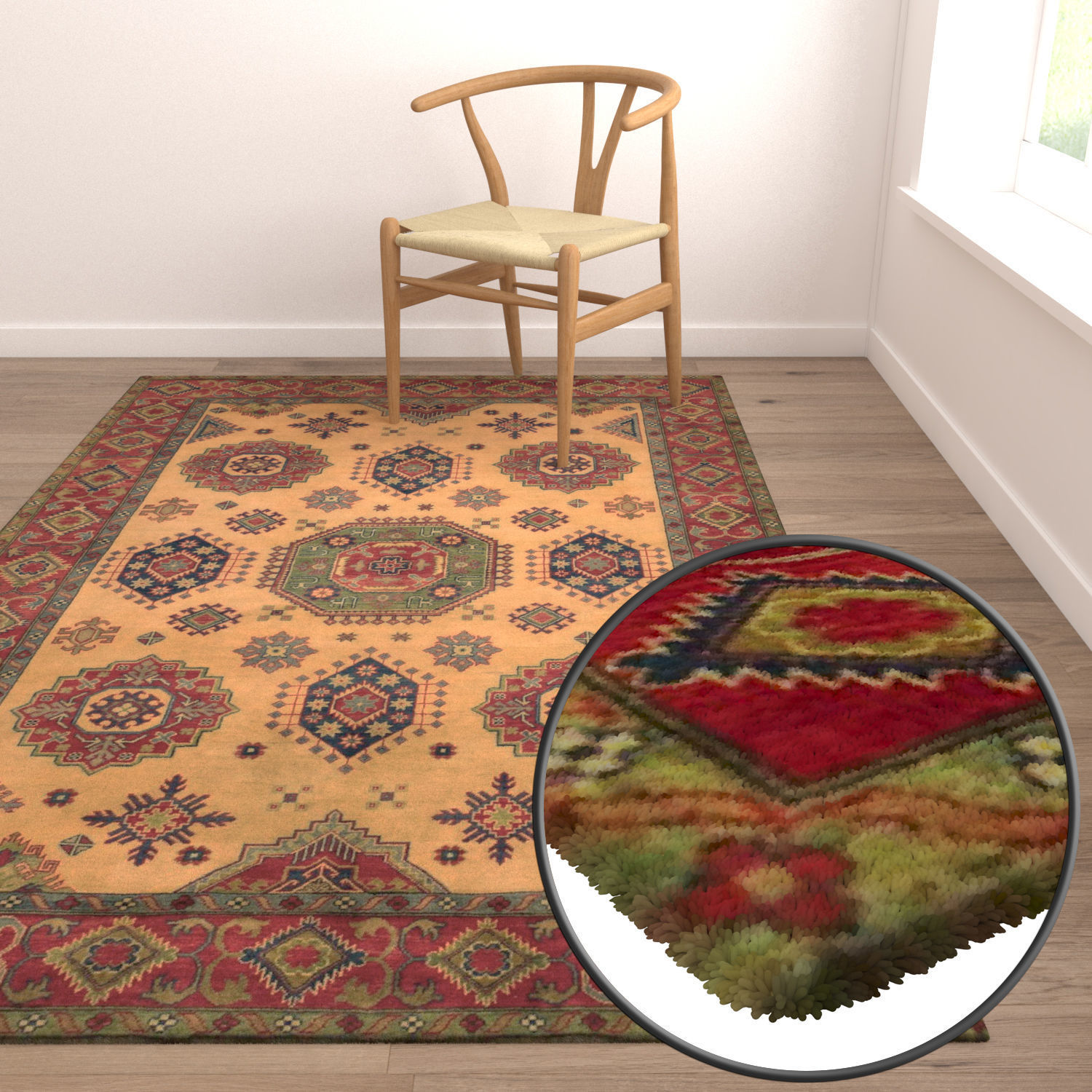 Rug Set 1946 3D model_5