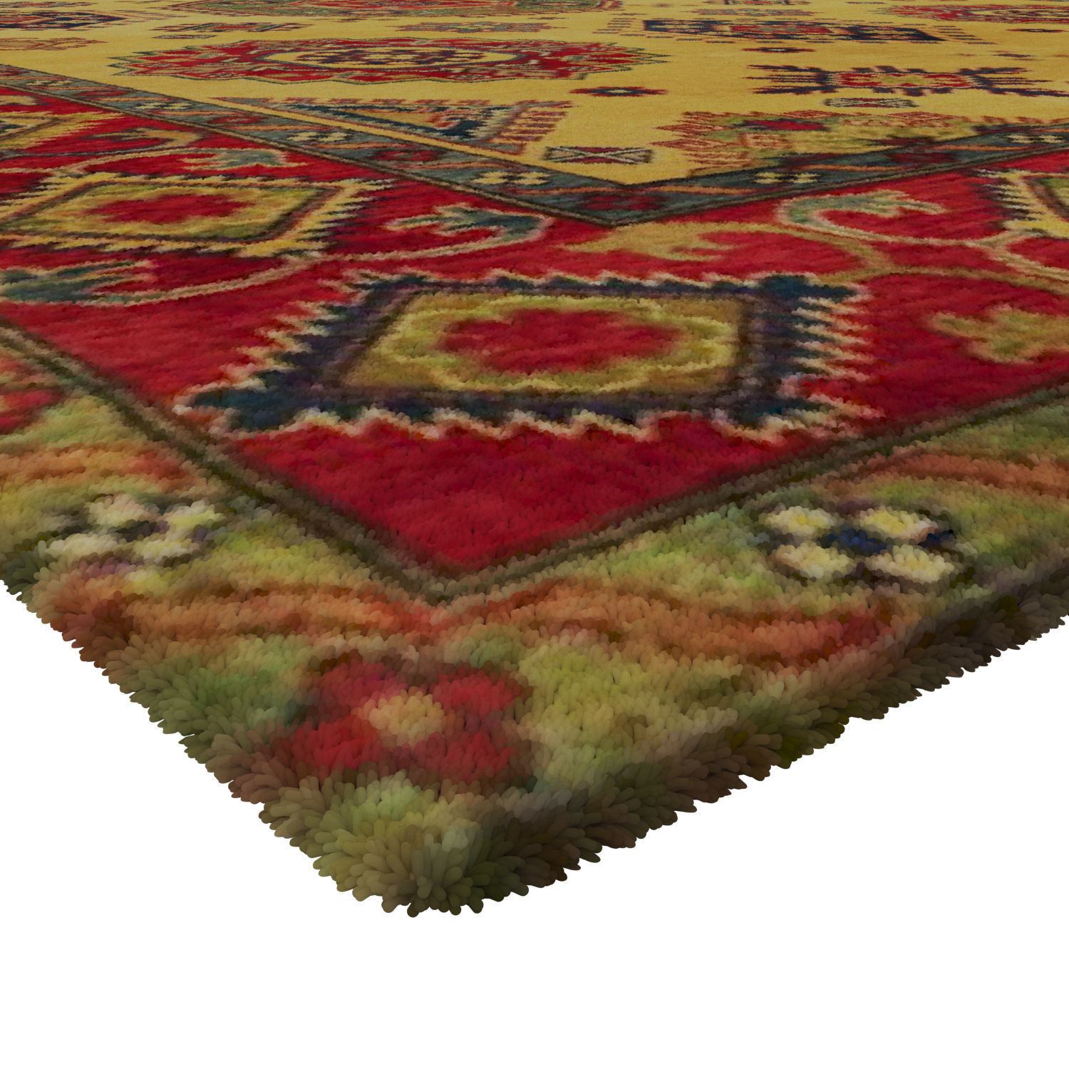 Rug Set 1946 3D model_1