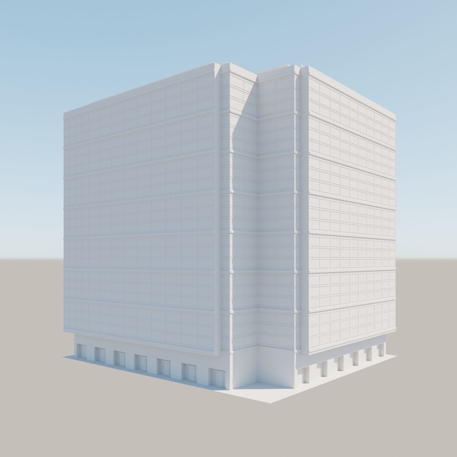 Modern structure Havana 662 3D model_15