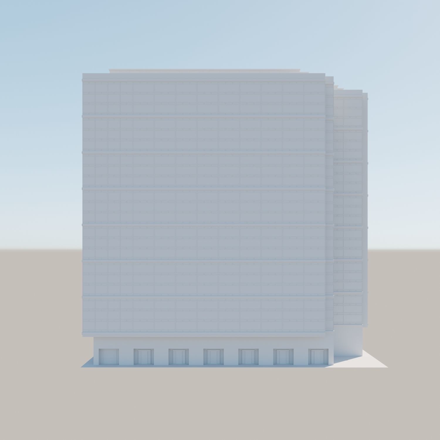 Modern structure Havana 662 3D model_6