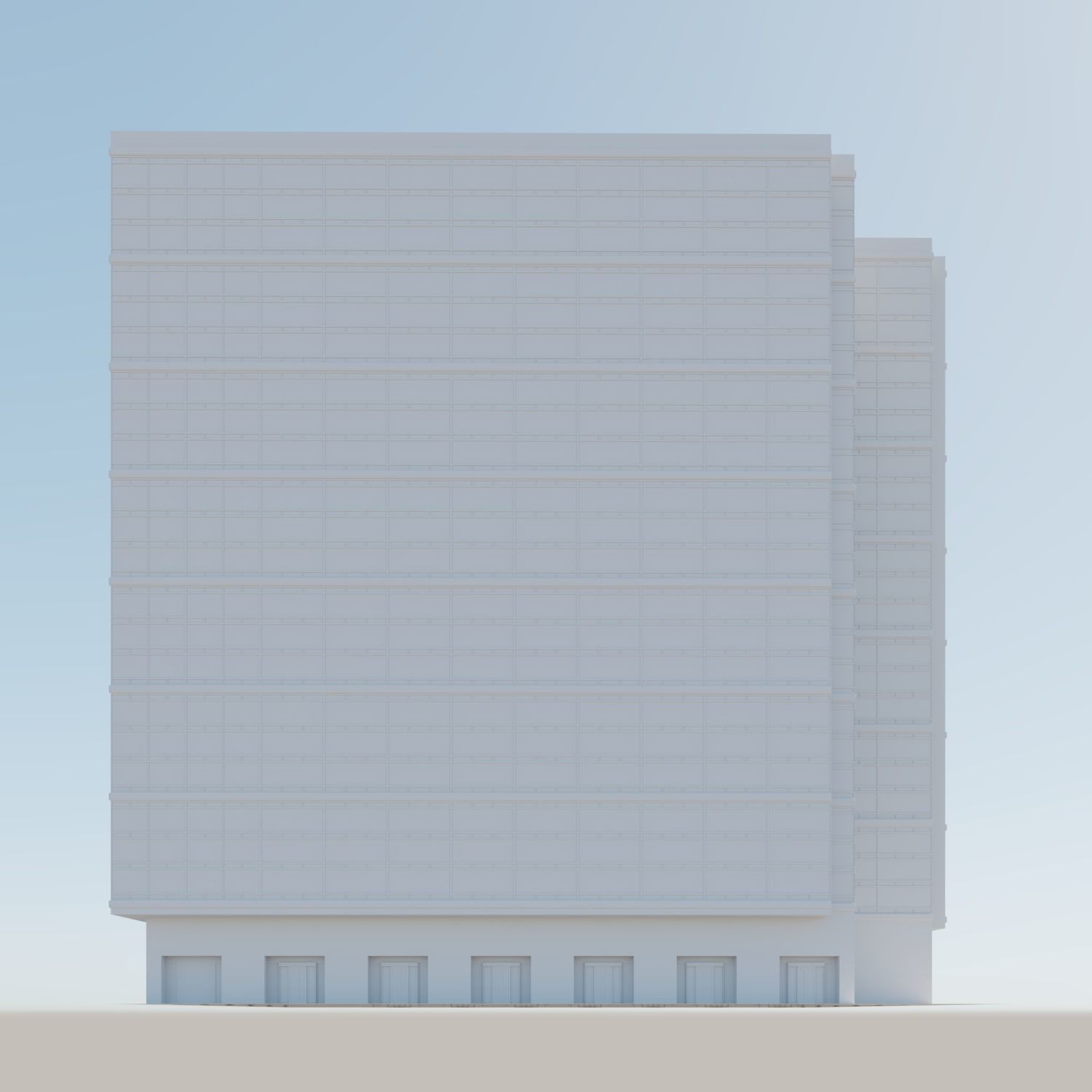 Modern structure Havana 662 3D model_5