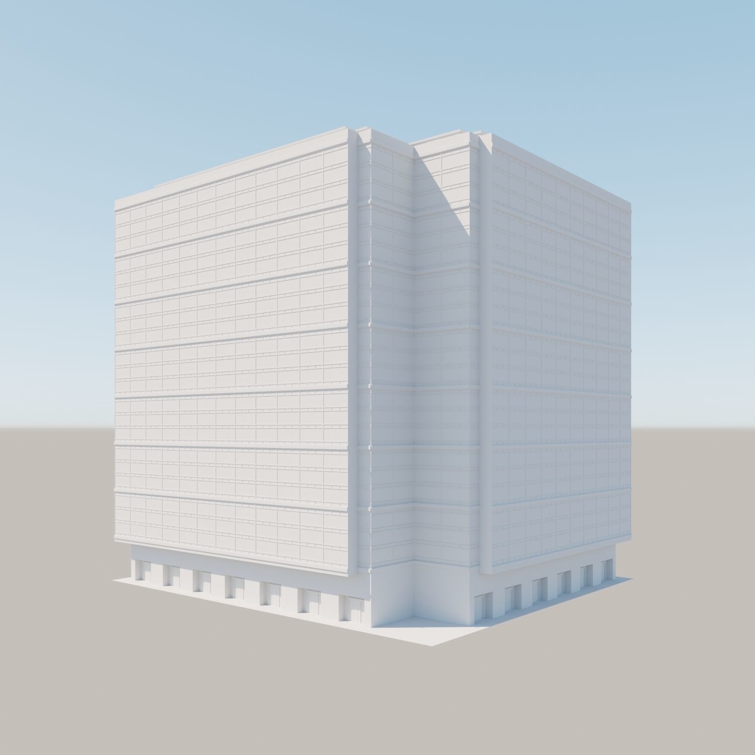 Modern structure Havana 662 3D model_8