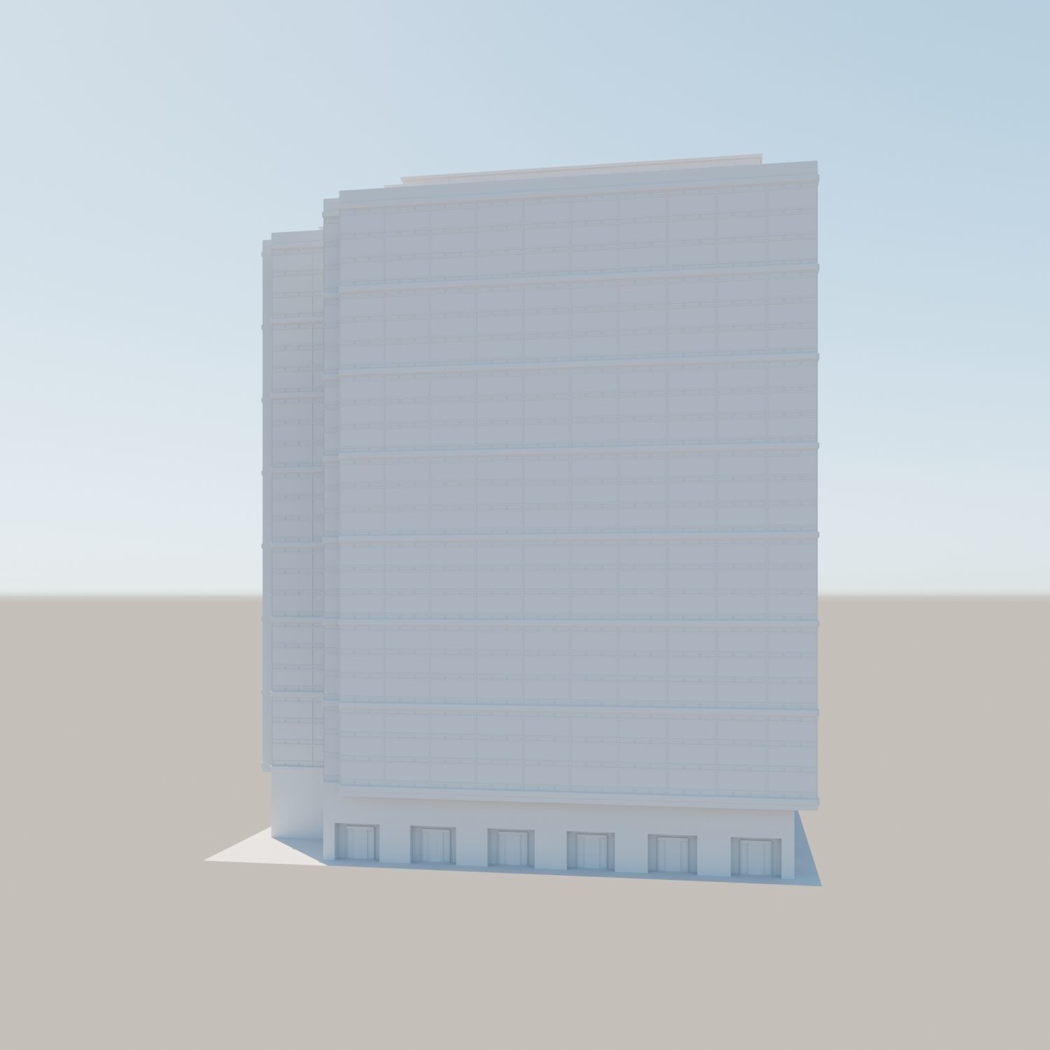 Modern structure Havana 662 3D model_11