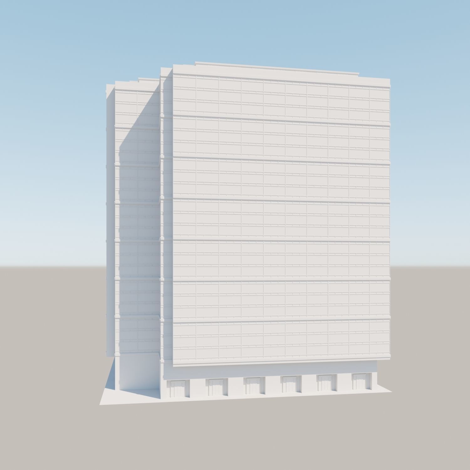 Modern structure Havana 662 3D model_17