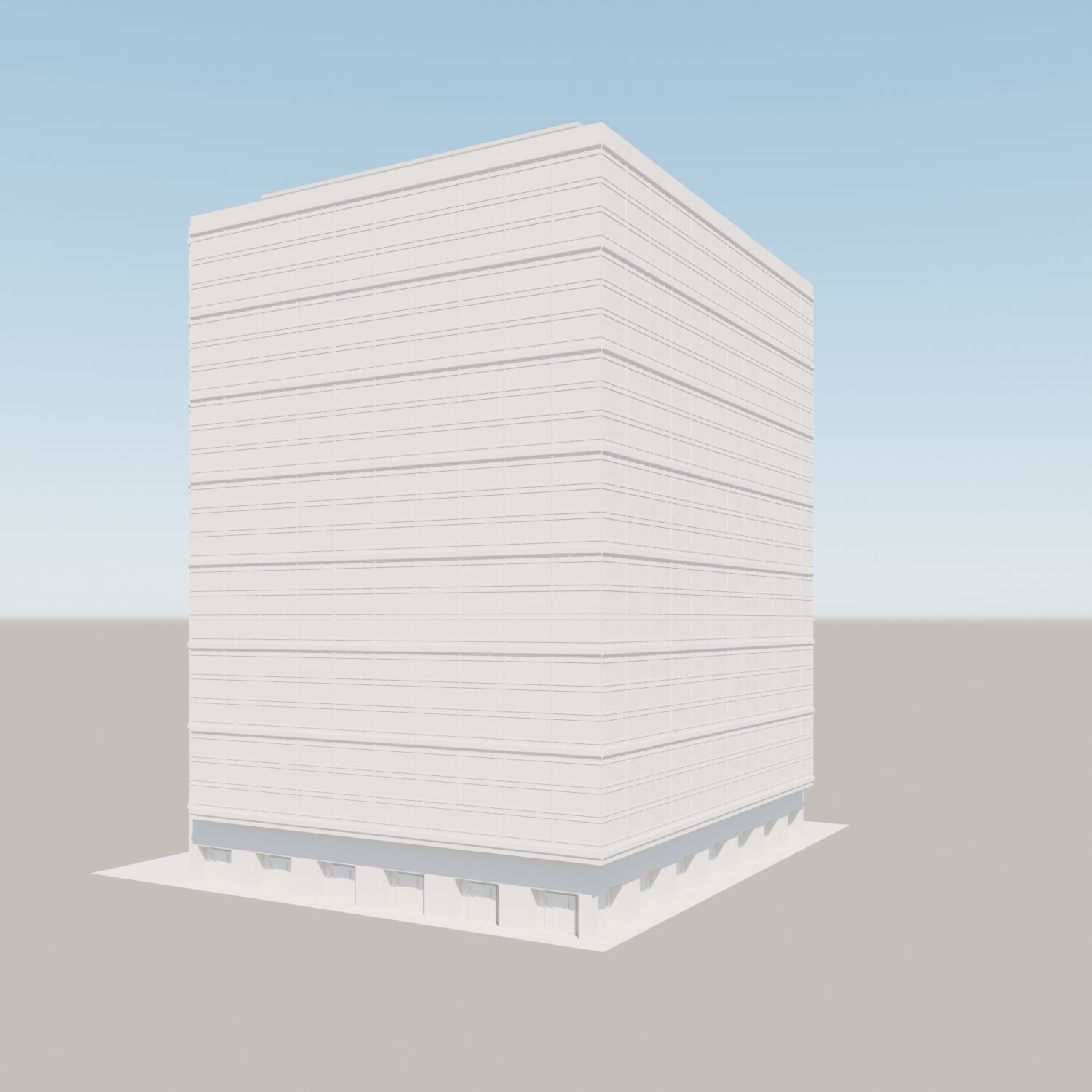 Modern structure Havana 662 3D model_19