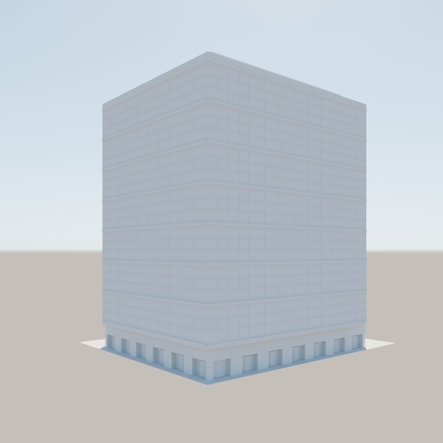 Modern structure Havana 662 3D model_13