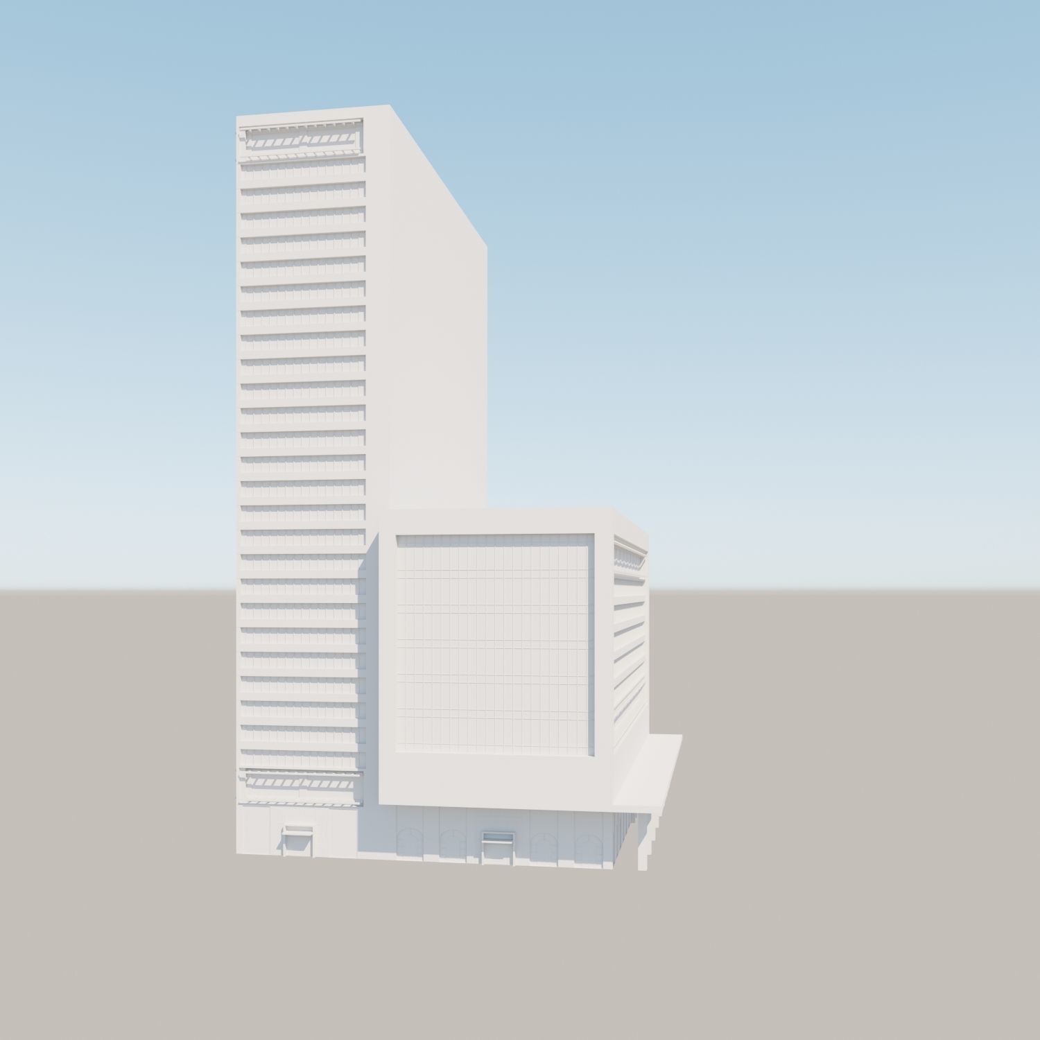 Modern structure Havana 666 3D model_18