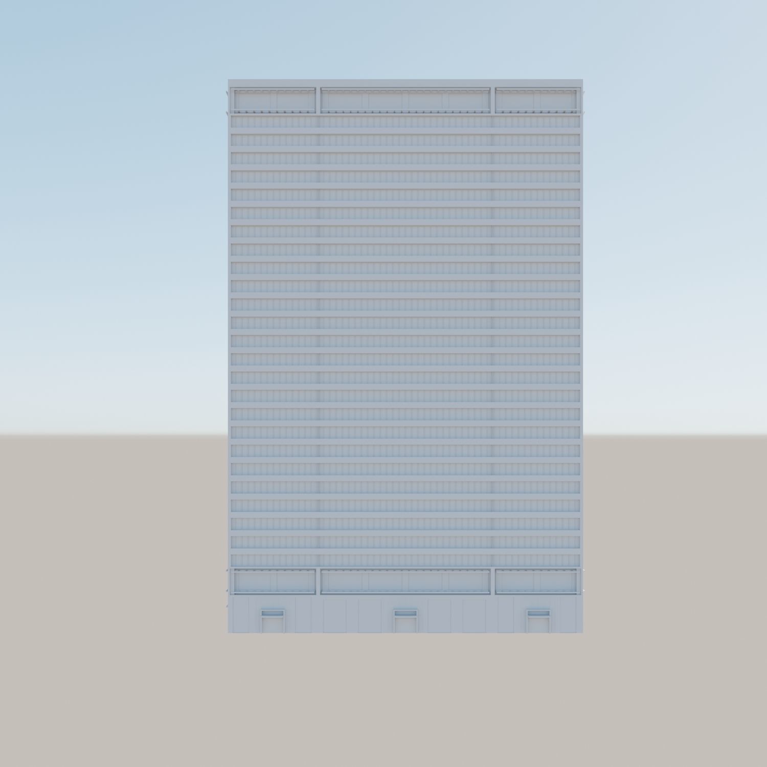 Modern structure Havana 666 3D model_5