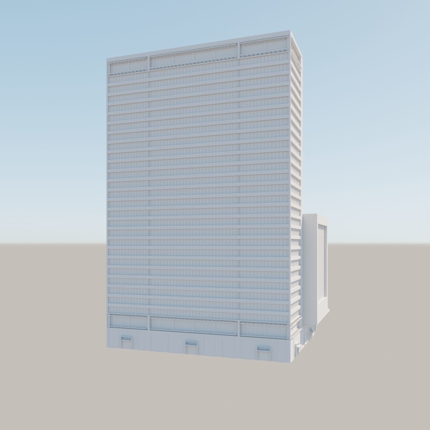 Modern structure Havana 666 3D model_6