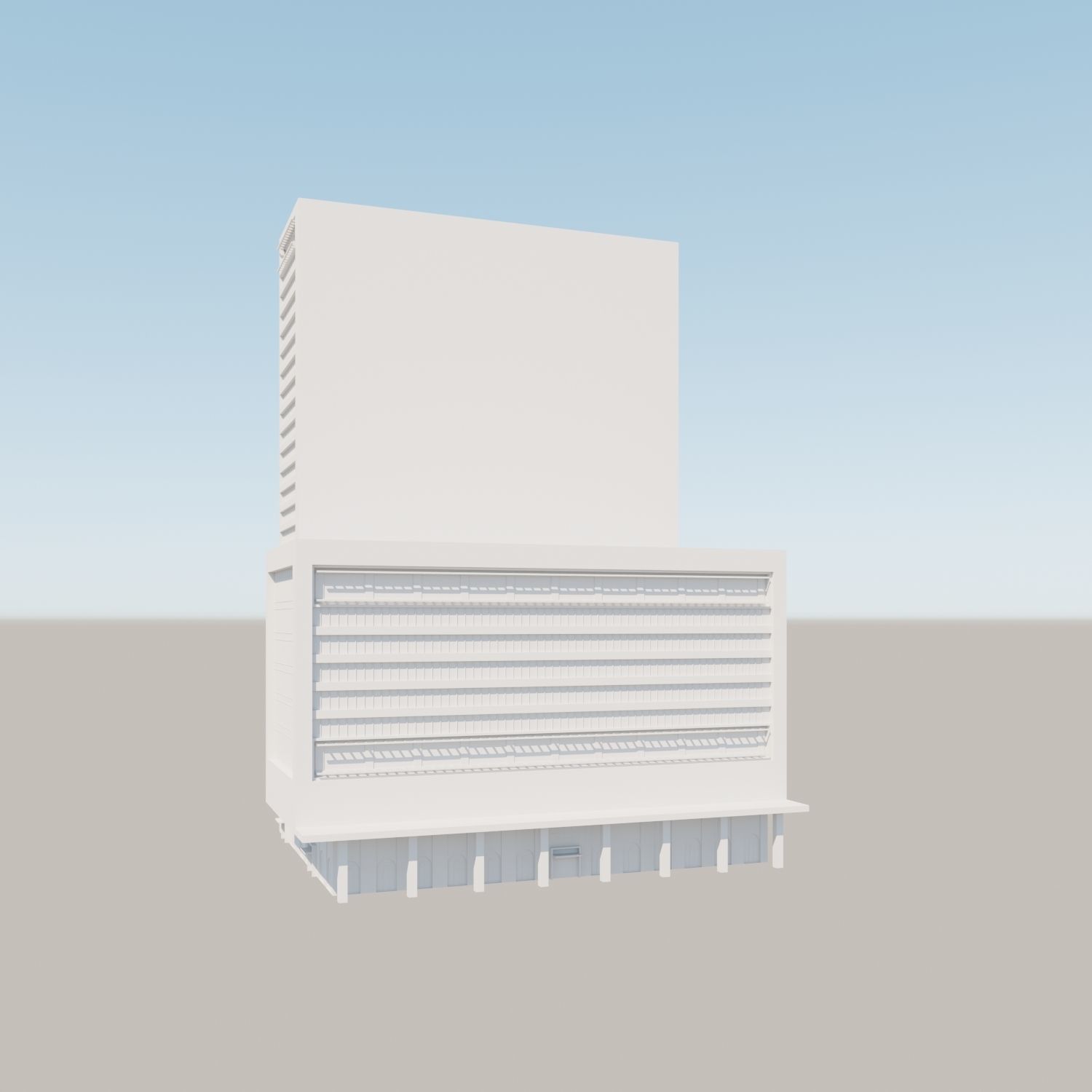 Modern structure Havana 666 3D model_21