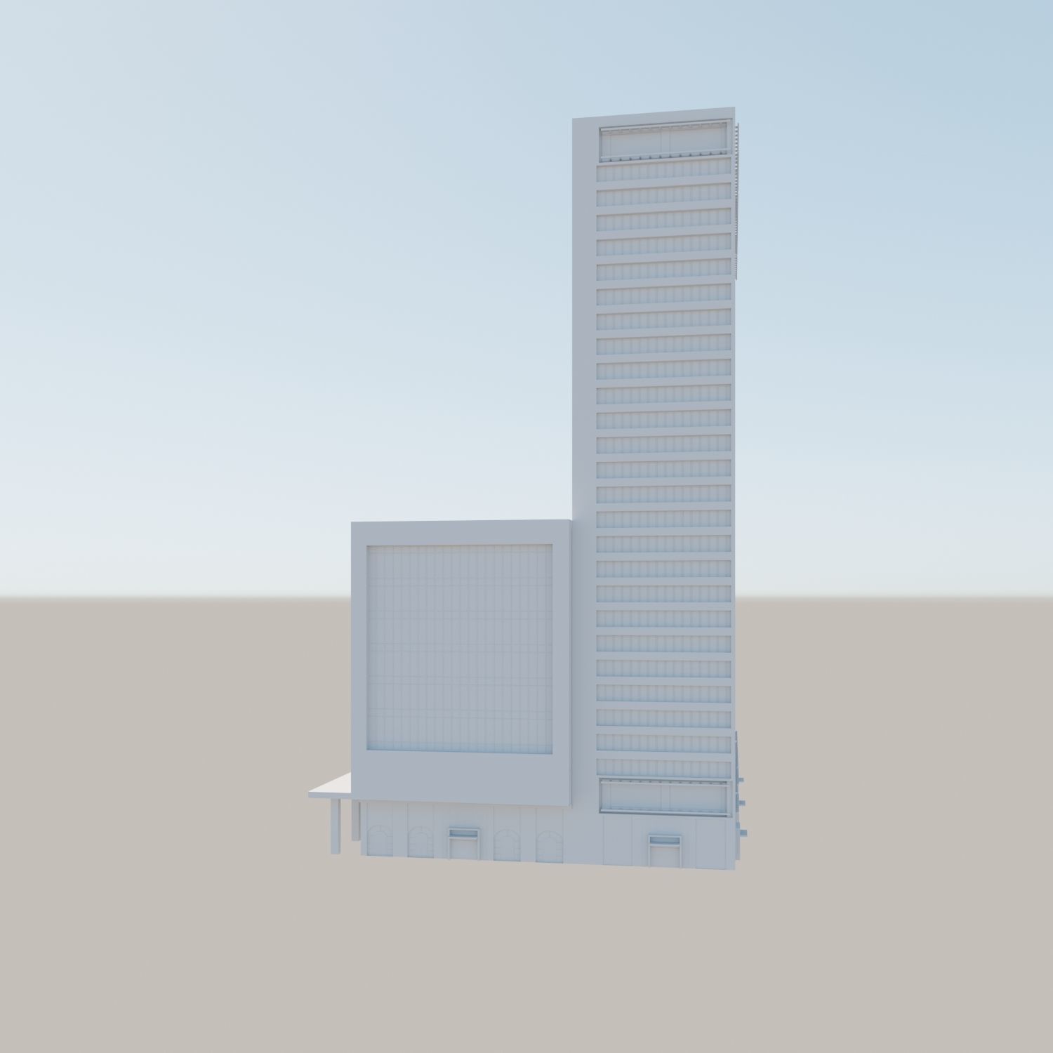 Modern structure Havana 666 3D model_11