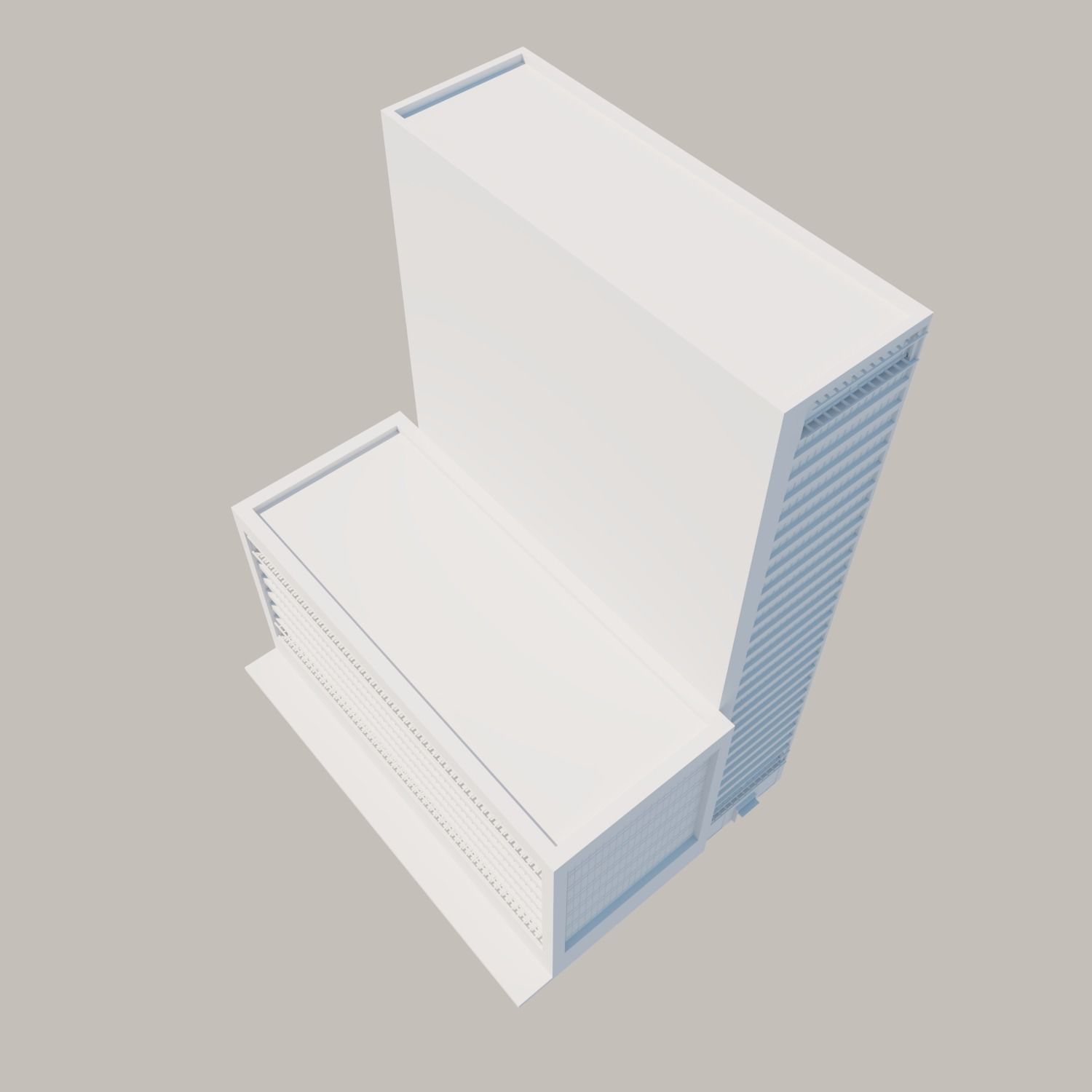 Modern structure Havana 666 3D model_1