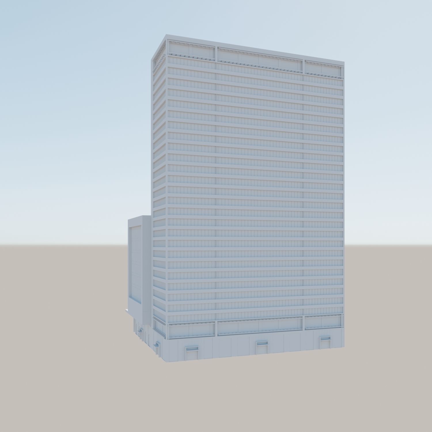 Modern structure Havana 666 3D model_14