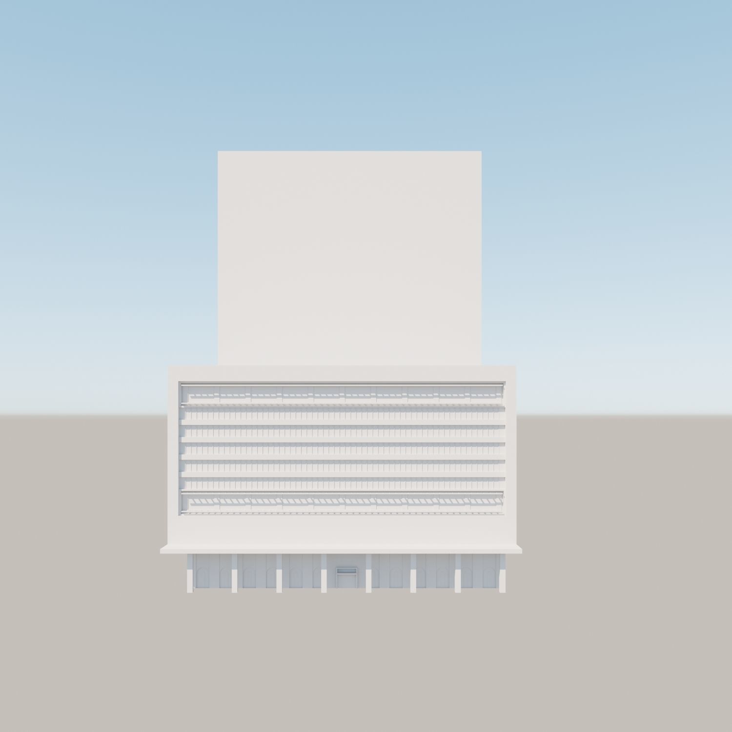 Modern structure Havana 666 3D model_22