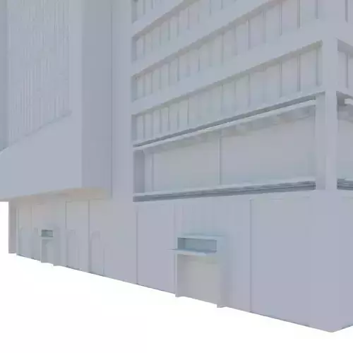 Modern structure Havana 666 3D model