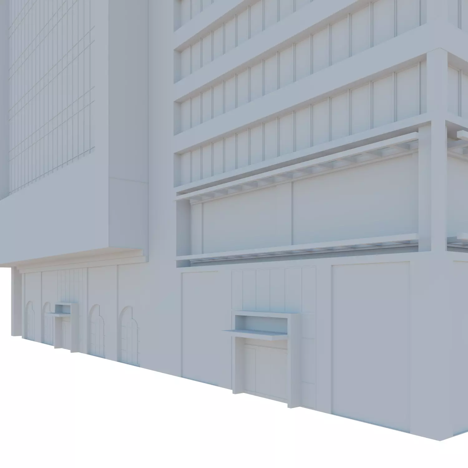 Modern structure Havana 666 3D model_0