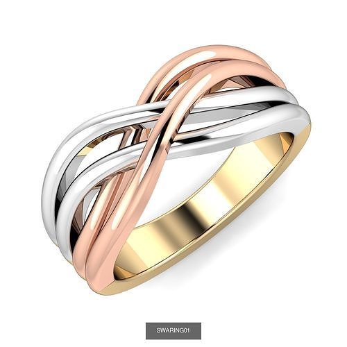 Swa Jewelry Studio Plain Rings 3D Model Collection