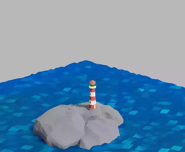 Cartoon Light House