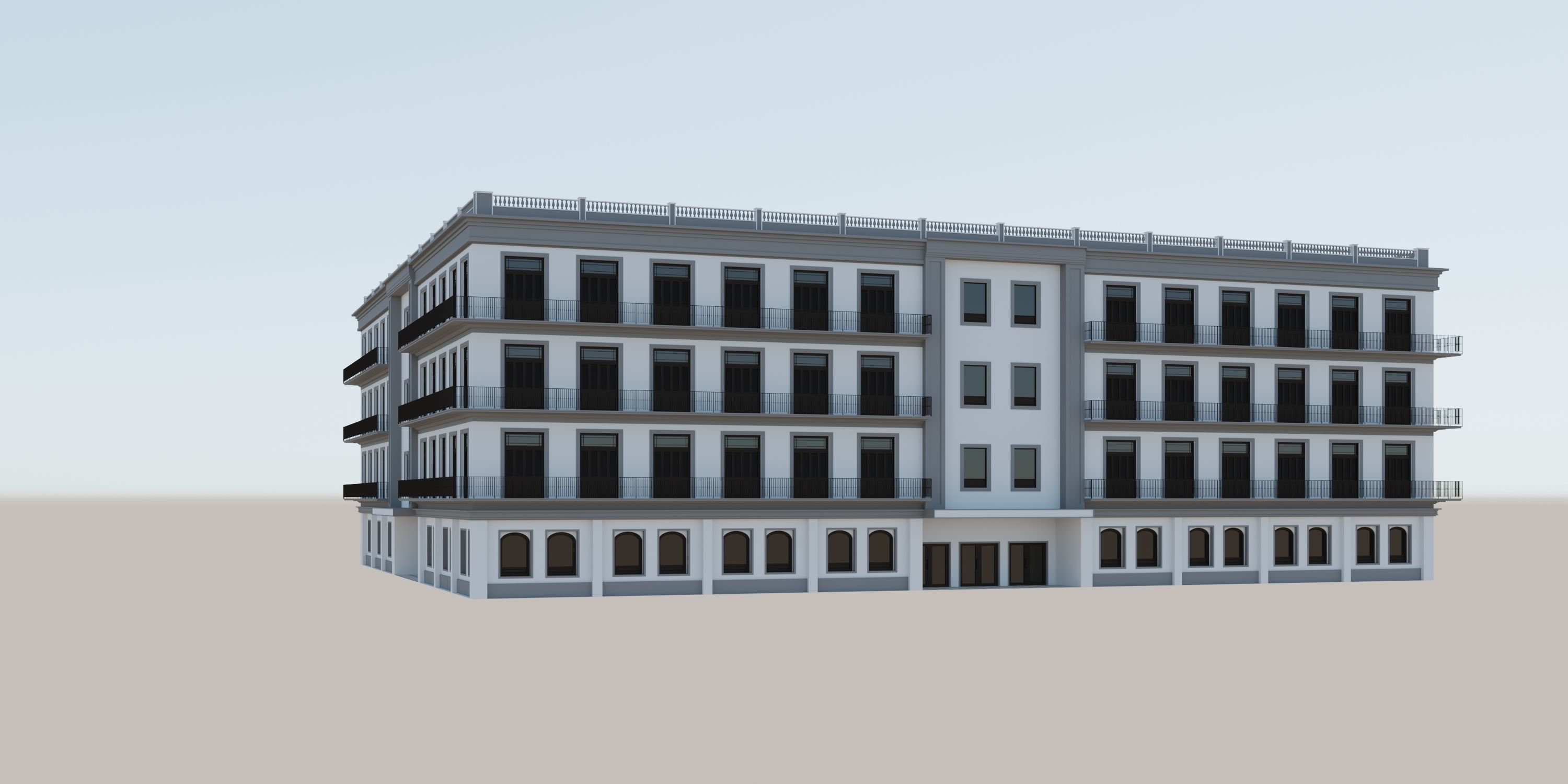 OLD BUILDING 201 MORGAN STREET  3D model_11