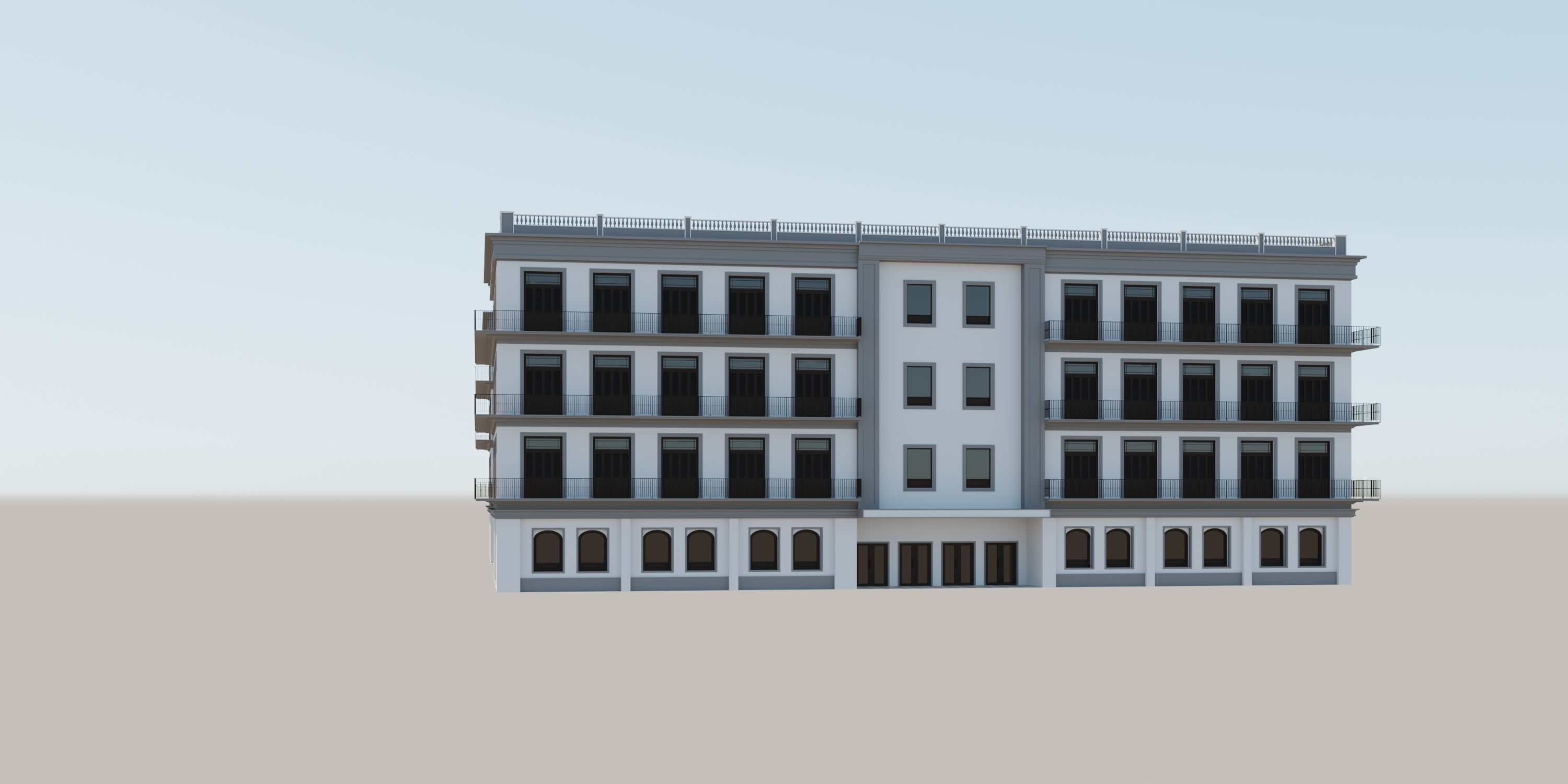 OLD BUILDING 201 MORGAN STREET  3D model_7