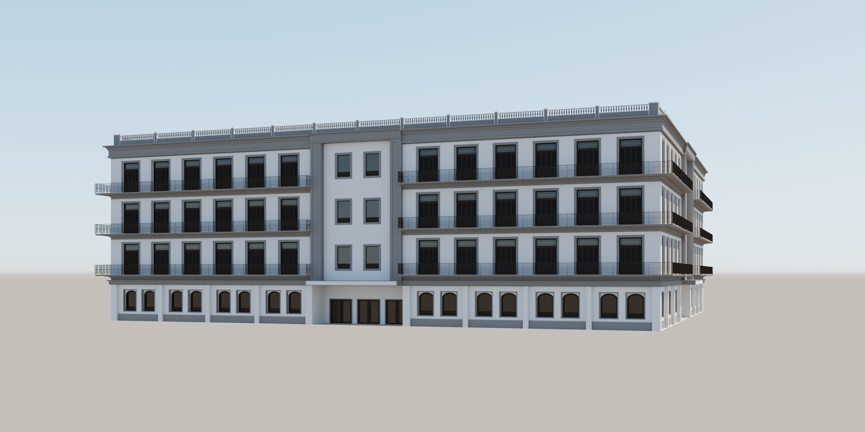 OLD BUILDING 201 MORGAN STREET  3D model_4