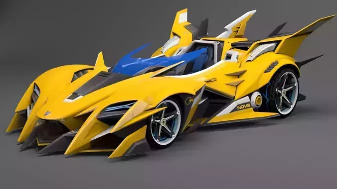 Race Car 3d Model