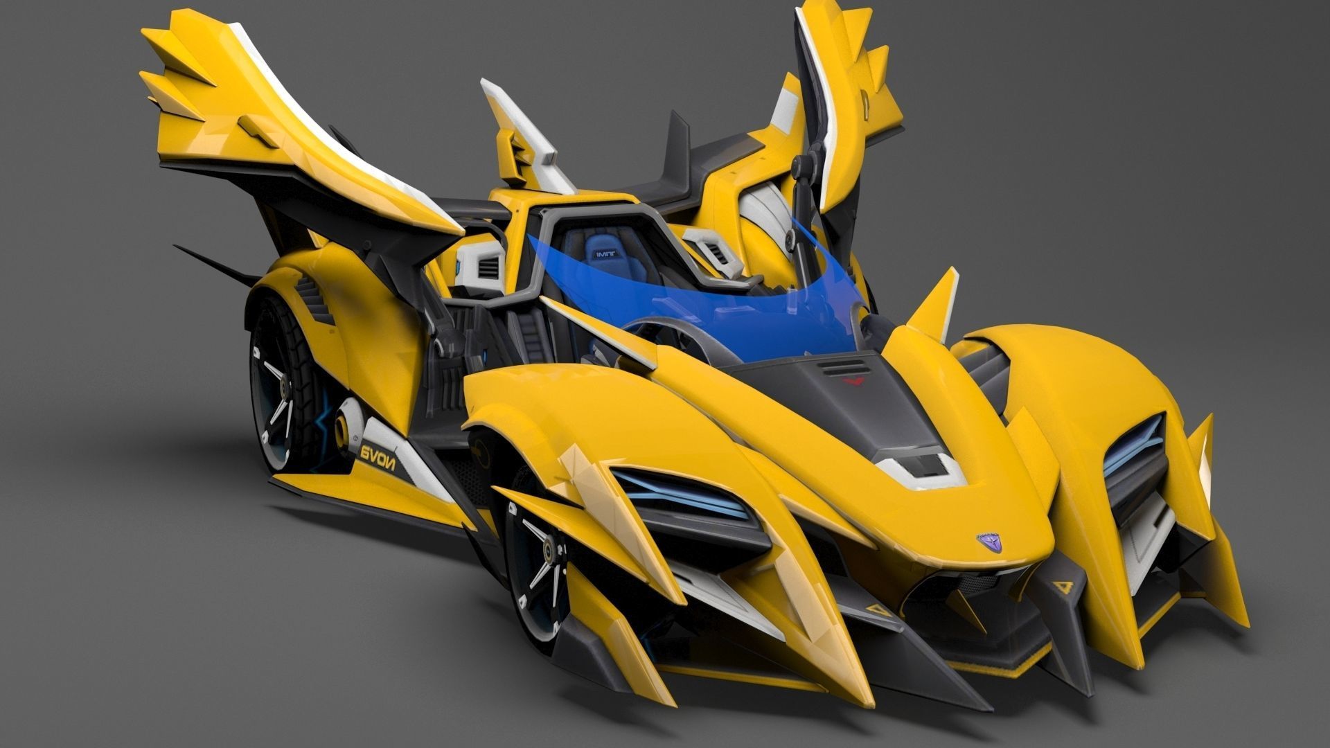 Race Car 3d Model 3D model_1