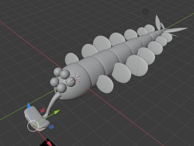 Anomalocaris or Laggania 3D print model_1