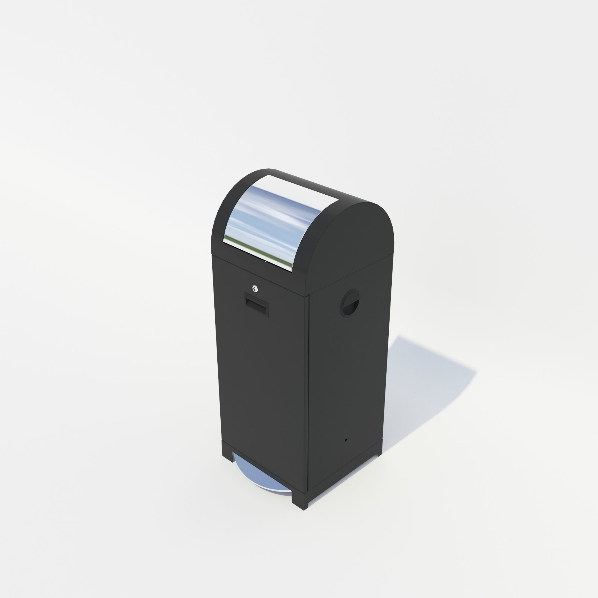 Recycling and waste bin 70 l - Hailo 3D model_3