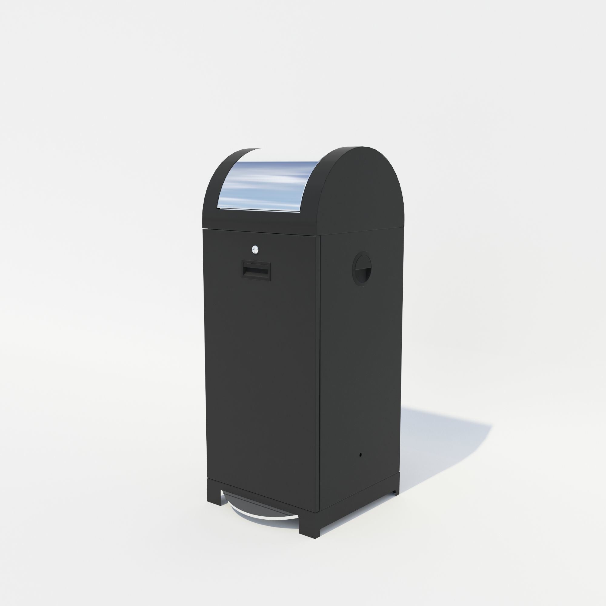Recycling and waste bin 70 l - Hailo 3D model_2