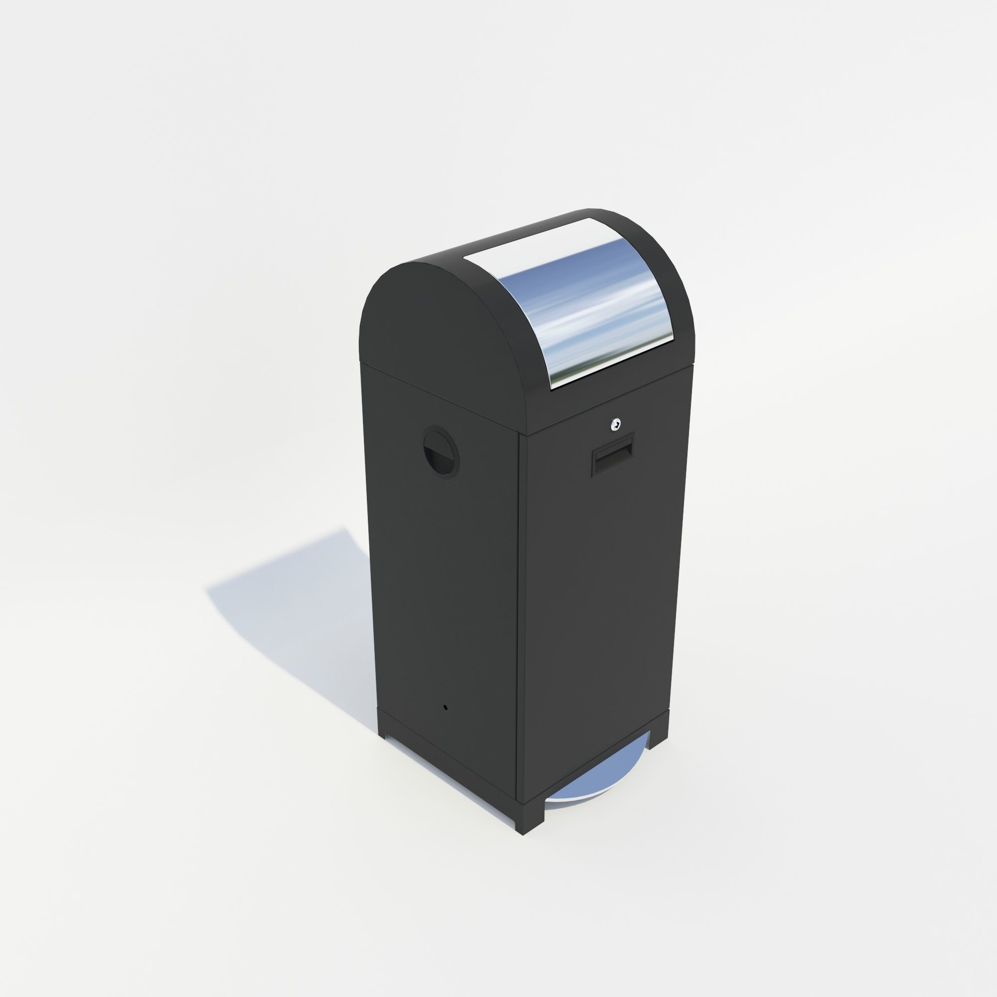 Recycling and waste bin 70 l - Hailo 3D model_4