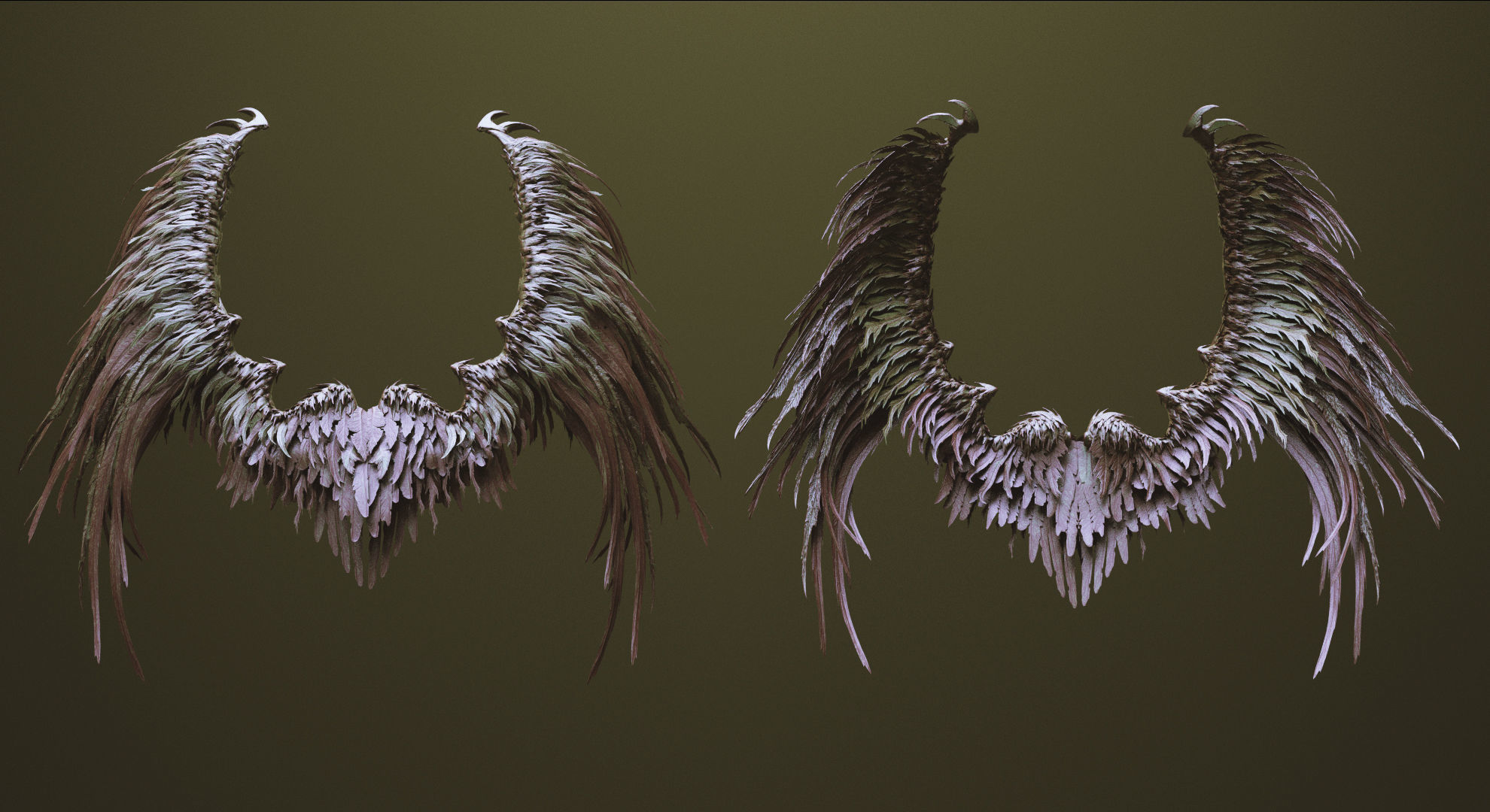 WINGS - 33 CREATURES MESHES 3D model_13