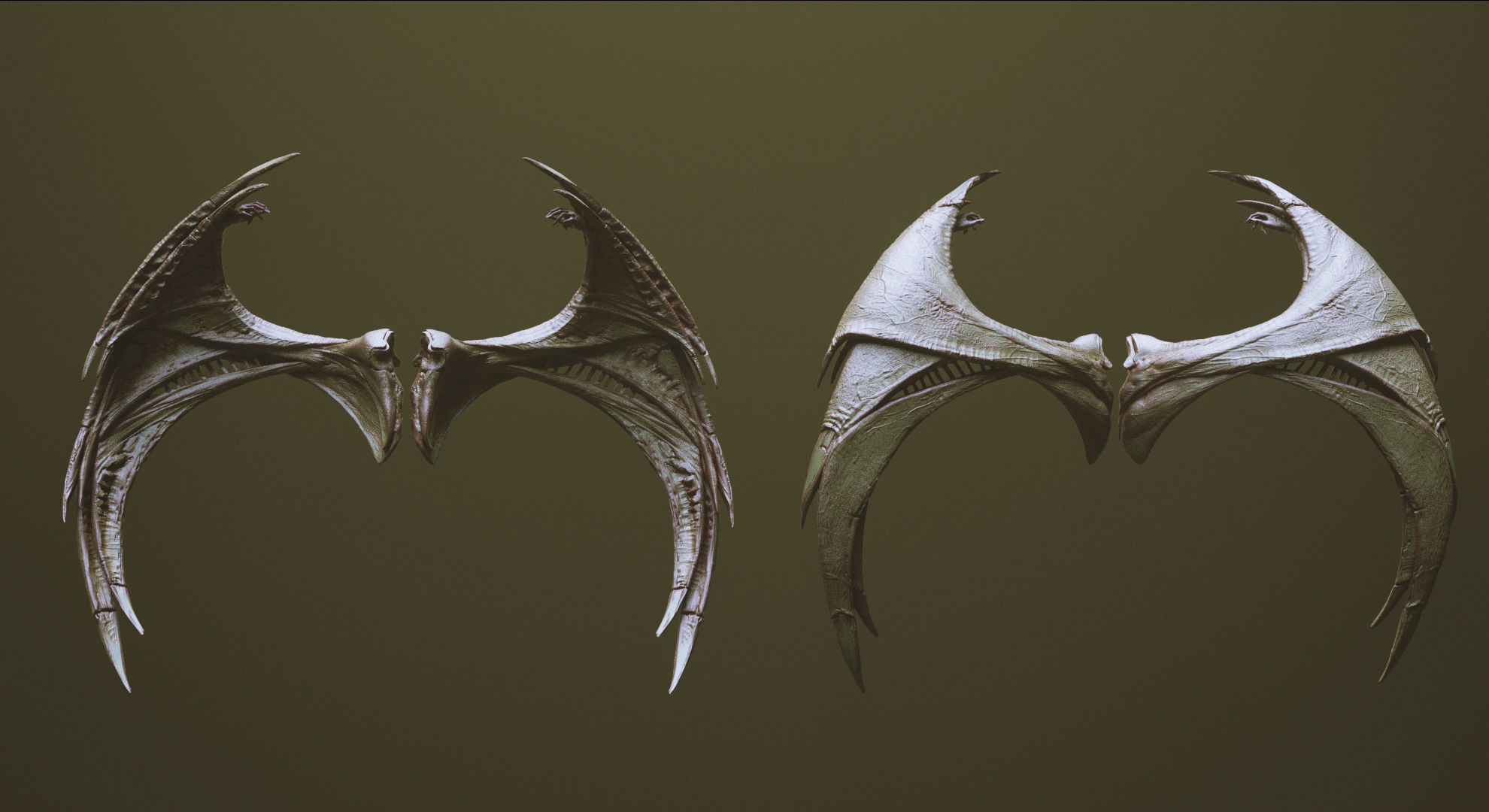WINGS - 33 CREATURES MESHES 3D model_15
