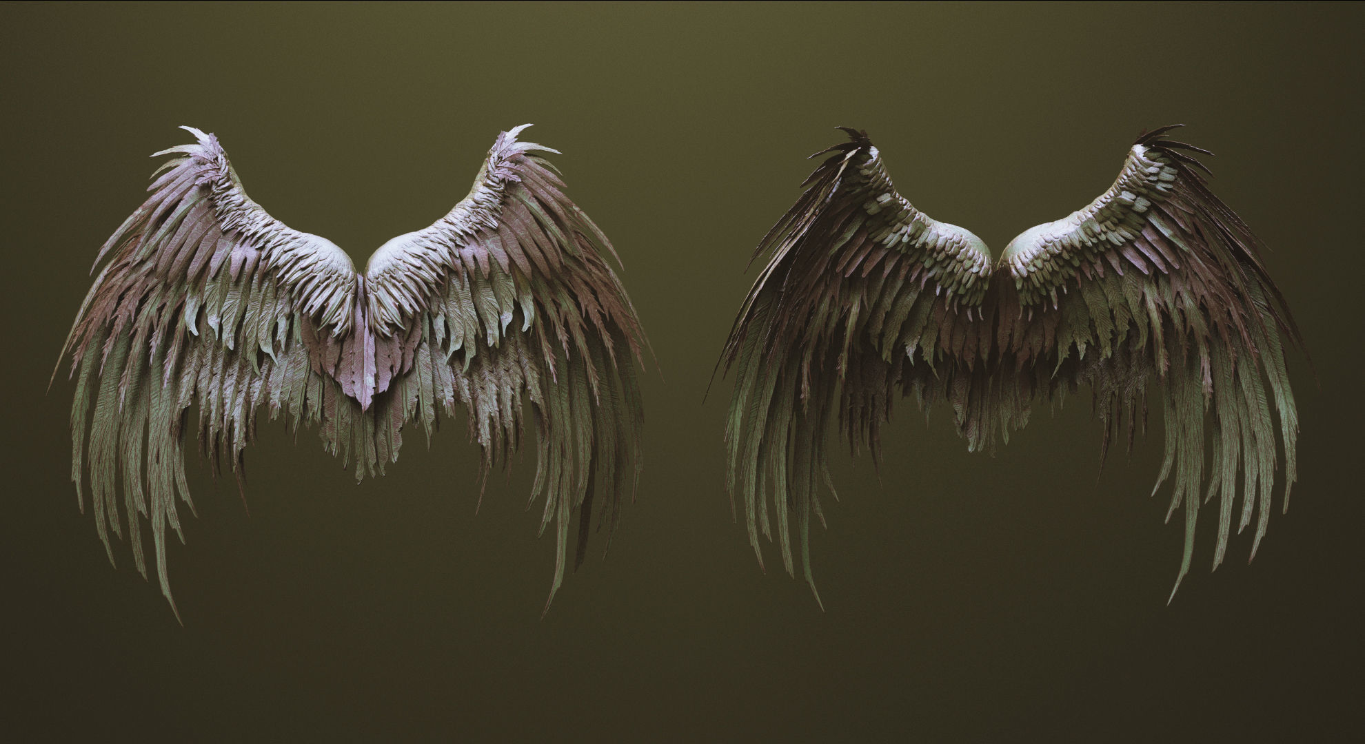 WINGS - 33 CREATURES MESHES 3D model_26