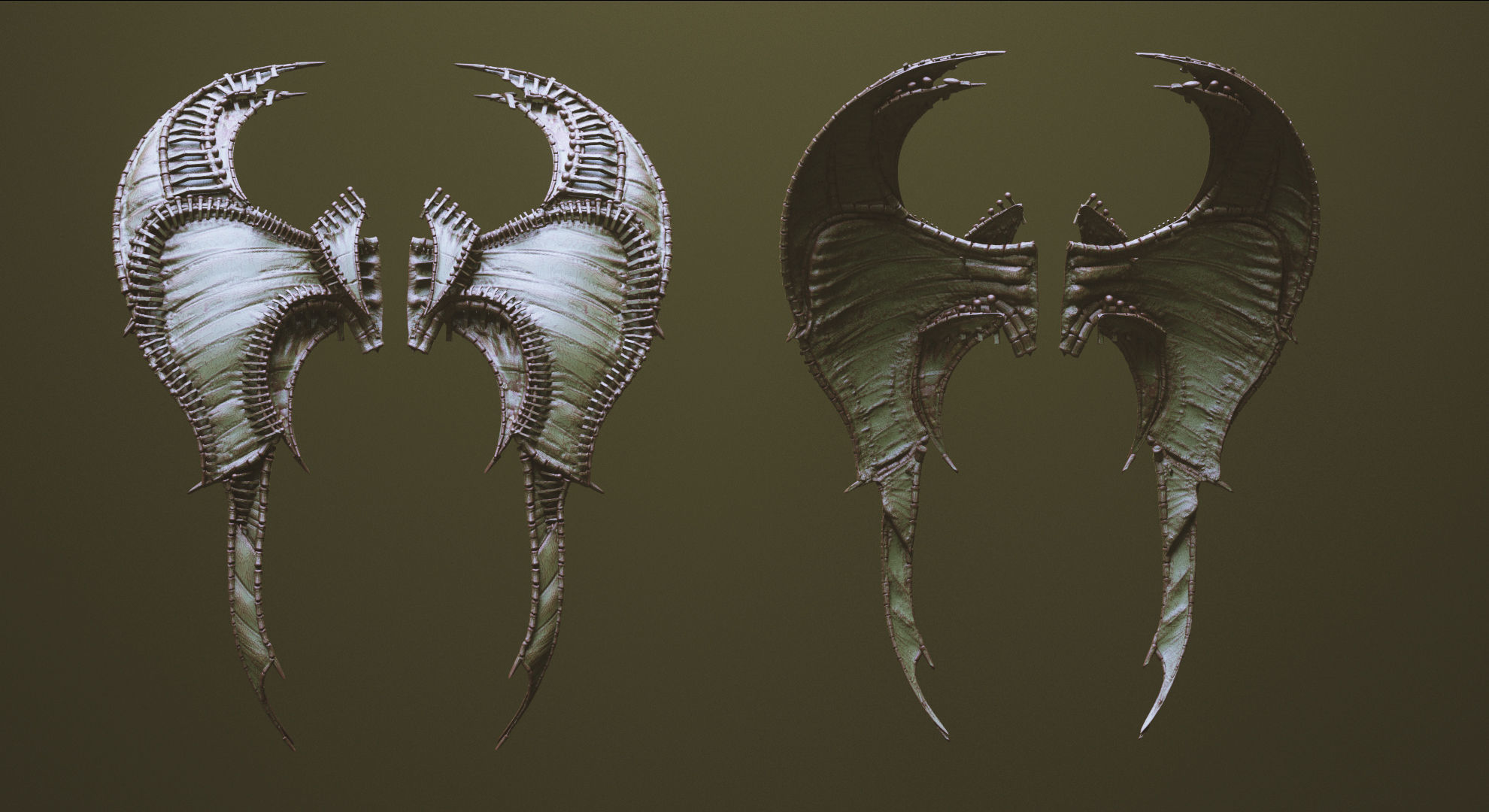 WINGS - 33 CREATURES MESHES 3D model_28