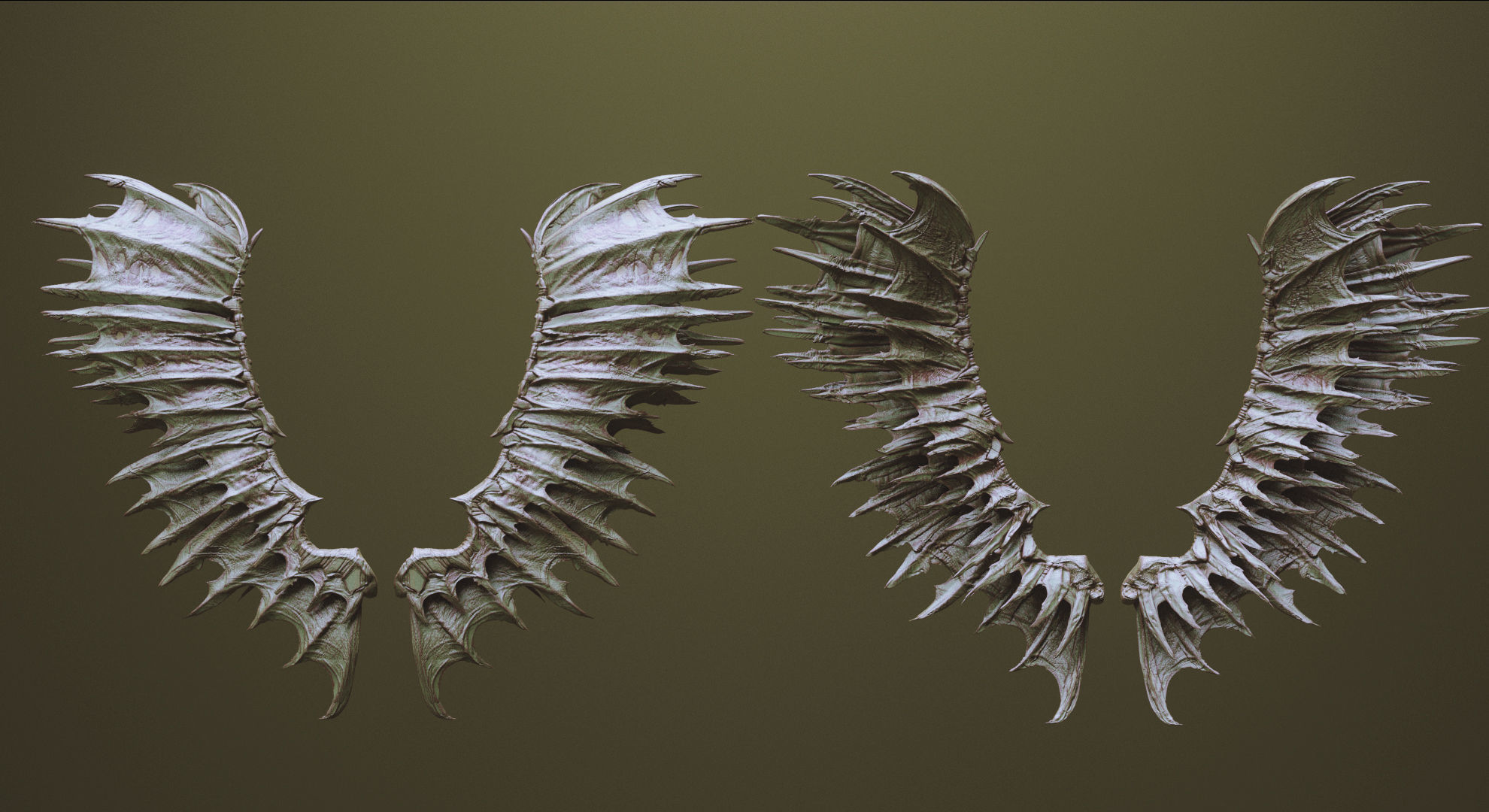 WINGS - 33 CREATURES MESHES 3D model_20